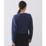 ケーブルミドルゲージニットカーディガン【洗濯機OK】 | OPAQUE.CLIP | 詳細画像15 