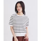 【UV】ハーフスリーブニット/オーガニックコットン混《洗濯機OK》 | OPAQUE.CLIP | 詳細画像22