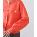 フラップポケット金ボタンニットカーディガン【洗濯機OK】 | OPAQUE.CLIP | 詳細画像45 