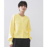 フラップポケット金ボタンニットカーディガン【洗濯機OK】 | OPAQUE.CLIP | 詳細画像31 