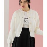 フラップポケット金ボタンニットカーディガン【洗濯機OK】 | OPAQUE.CLIP | 詳細画像14 