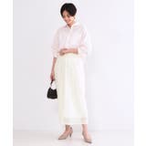 フリンジジャカードナロースカート【洗濯機OK】 | OPAQUE.CLIP | 詳細画像2 