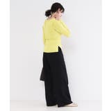 ビスチェベストsetレイヤードリブニット【洗濯機OK】 | OPAQUE.CLIP | 詳細画像12 