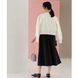 ポケットデザインフレアスカート【洗濯機OK】 | OPAQUE.CLIP | 詳細画像3 