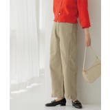 ベージュ(052) | カーブシルエットカラーデニム【洗濯機OK】 | OPAQUE.CLIP