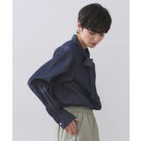 セルロース混デニムボウタイブラウス【洗濯機OK】 | OPAQUE.CLIP | 詳細画像17 