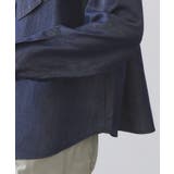 セルロース混デニムボウタイブラウス【洗濯機OK】 | OPAQUE.CLIP | 詳細画像28 