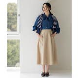 セルロース混デニムボウタイブラウス【洗濯機OK】 | OPAQUE.CLIP | 詳細画像5 