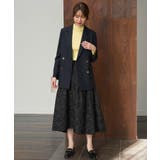 金ボタンダブルブレストテーラードジャケット セットアップ対応【洗える】《S～LL… | OPAQUE.CLIP | 詳細画像7 