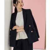 金ボタンダブルブレストテーラードジャケット セットアップ対応【洗える】《S～LL… | OPAQUE.CLIP | 詳細画像12 