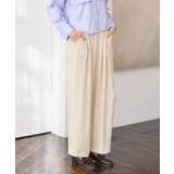 タックイージーワイドパンツ【洗濯機OK】 | OPAQUE.CLIP | 詳細画像1 