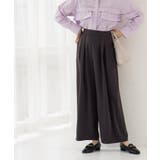 チャコールグレー(014) | タックイージーワイドパンツ【洗濯機OK】 | OPAQUE.CLIP