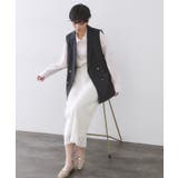 金ボタンダブルブレストテーラードジレ/セットアップ対応【洗える】《S～LL》 | OPAQUE.CLIP | 詳細画像23 