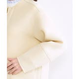 リバーシブル配色ノーカラーコート【洗濯機OK】 | OPAQUE.CLIP | 詳細画像33 