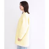 リバーシブル配色ノーカラーコート【洗濯機OK】 | OPAQUE.CLIP | 詳細画像37 