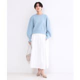 スウェットライクショートニット【洗濯機OK】 | OPAQUE.CLIP | 詳細画像11 