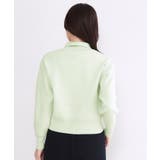 ハーフZIP刺繍ロゴニット【洗濯機OK】 | OPAQUE.CLIP | 詳細画像15 