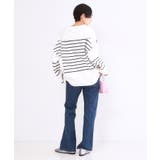 スキッパーセーラーカラーボーダーニット【洗濯機OK】 | OPAQUE.CLIP | 詳細画像3 