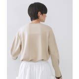 金ボタン使いリラクシーニット【洗濯機OK】 | OPAQUE.CLIP | 詳細画像30 