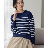 金ボタン使いリラクシーニット【洗濯機OK】 | OPAQUE.CLIP | 詳細画像8 