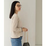 金ボタン使いリラクシーニット【洗濯機OK】 | OPAQUE.CLIP | 詳細画像15 