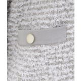 ツイードライクVネックニットカーディガン【洗濯機OK】 | OPAQUE.CLIP | 詳細画像8 