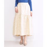 ふくれジャカードティアードスカート【洗濯機OK】 | OPAQUE.CLIP | 詳細画像9 