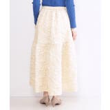 ふくれジャカードティアードスカート【洗濯機OK】 | OPAQUE.CLIP | 詳細画像11 