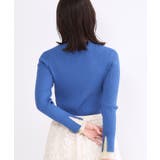 レイヤード風クルーネックリブニット【洗濯機OK】 | OPAQUE.CLIP | 詳細画像9 