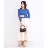 レイヤード風クルーネックリブニット【洗濯機OK】 | OPAQUE.CLIP | 詳細画像10 