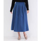 シャンブレータフタタックフレアスカート【洗濯機OK】 | OPAQUE.CLIP | 詳細画像18 