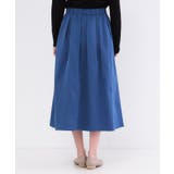 シャンブレータフタタックフレアスカート【洗濯機OK】 | OPAQUE.CLIP | 詳細画像20 