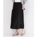 シャンブレータフタタックフレアスカート【洗濯機OK】 | OPAQUE.CLIP | 詳細画像9 