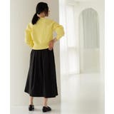 シャンブレータフタタックフレアスカート【洗濯機OK】 | OPAQUE.CLIP | 詳細画像4 