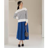 シャンブレータフタタックフレアスカート【洗濯機OK】 | OPAQUE.CLIP | 詳細画像5 