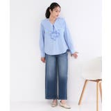 フロントフリルブラウス【洗濯機OK】 | OPAQUE.CLIP | 詳細画像6