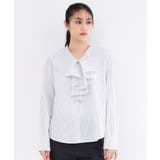 フロントフリルブラウス【洗濯機OK】 | OPAQUE.CLIP | 詳細画像13