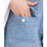 フラッグヤーン変形金ボタンニットベスト【洗濯機OK】 | OPAQUE.CLIP | 詳細画像14 