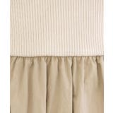 リブニットドッキングワンピース【洗濯機OK】 | OPAQUE.CLIP | 詳細画像4 