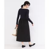 リブニットドッキングワンピース【洗濯機OK】 | OPAQUE.CLIP | 詳細画像7 