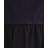 リブニットドッキングワンピース【洗濯機OK】 | OPAQUE.CLIP | 詳細画像8 