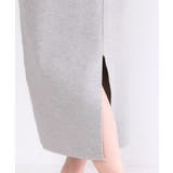 ペプラムドッキングニットワンピース【洗濯機OK】 | OPAQUE.CLIP | 詳細画像16 