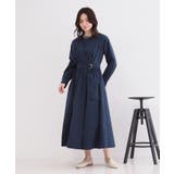 カシュクール風デザインワンピース【洗濯機OK】 | OPAQUE.CLIP | 詳細画像2