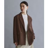 【es】ダブルブレストテーラードジャケット/セットアップ対応可【洗える】 | OPAQUE.CLIP | 詳細画像1