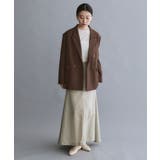 【es】ダブルブレストテーラードジャケット/セットアップ対応可【洗える】 | OPAQUE.CLIP | 詳細画像2