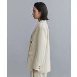 【es】ダブルブレストテーラードジャケット/セットアップ対応可【洗える】 | OPAQUE.CLIP | 詳細画像16