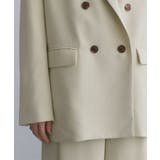 【es】ダブルブレストテーラードジャケット/セットアップ対応可【洗える】 | OPAQUE.CLIP | 詳細画像22