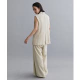 【es】ダブルブレストノーカラージレ/セットアップ対応可【洗える】 | OPAQUE.CLIP | 詳細画像12 