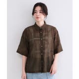 刺繍ハーフスリーブシャツ/セットアップ対応可【洗濯機OK】 | OPAQUE.CLIP | 詳細画像18