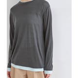 配色レイヤードロングスリーブTシャツ【洗える】 | OPAQUE.CLIP | 詳細画像17 